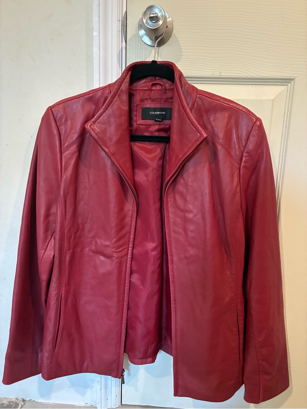 Women’s Red Leather Jacket